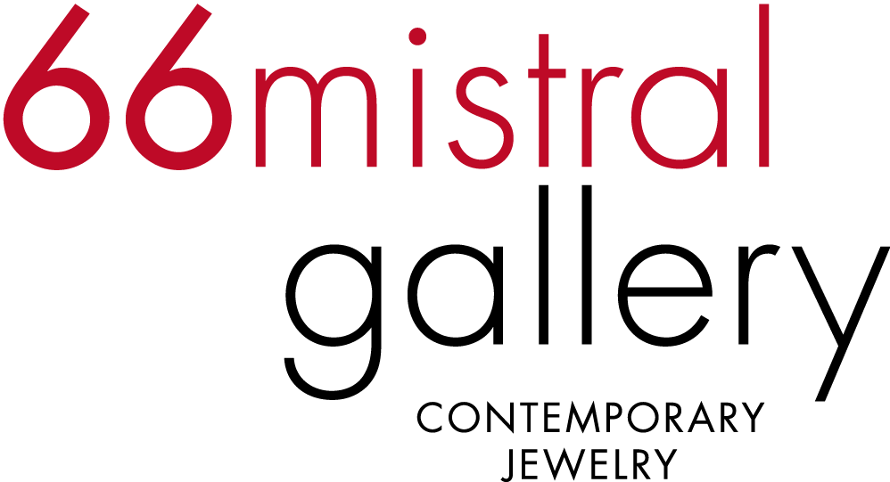 Logo 66mistral galery. Comín Joyería Creativa en Barcelona.