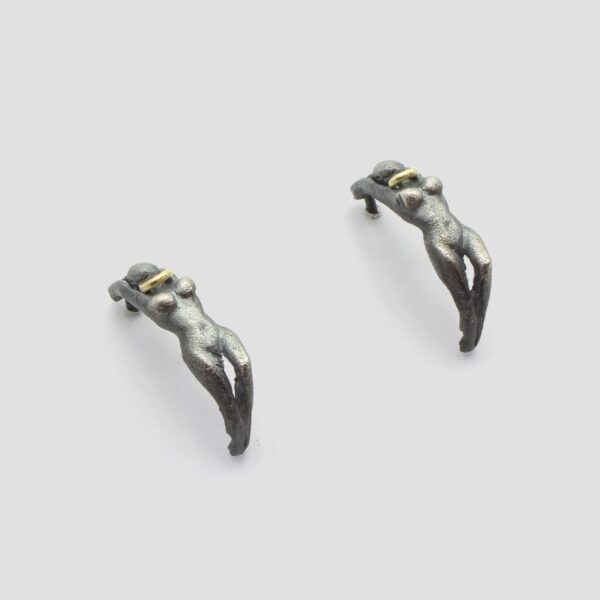 Arracades plata i or • cos dona