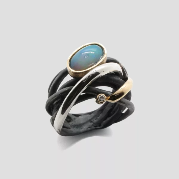 Anillo ópalo