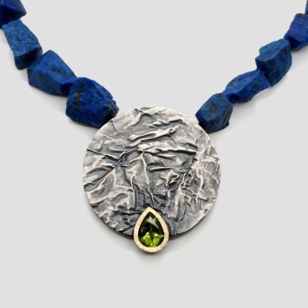 Collar lapislàtzuli i peridot